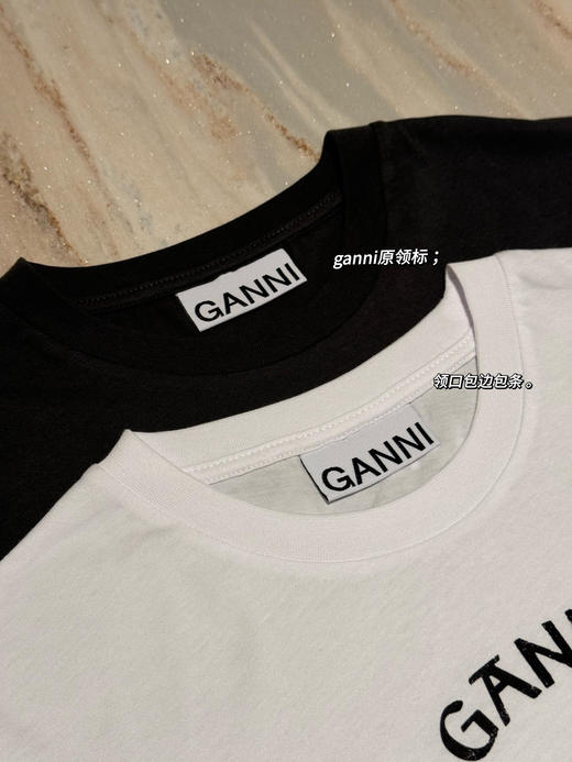 正品秦岚 杨紫同款 gann*小字母纯棉T 商品图5