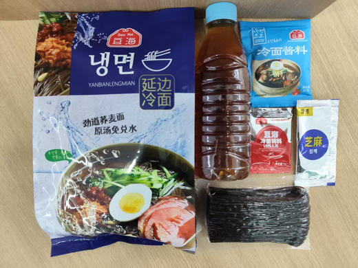 延边荞麦冷面东北朝鲜正宗延吉特产凉面原汤冷面韩式冷面速食6包包邮到家 商品图6