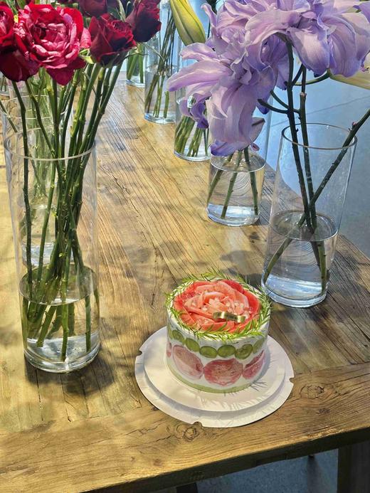 羽衣甘蓝青提芭乐【内陷青提、芭乐】·奶油蛋糕 商品图2