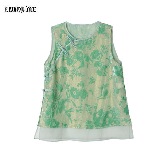 【门店同款】ENJOY夏季云敛定制-“乐染东方”提花上衣 163693382 商品图4