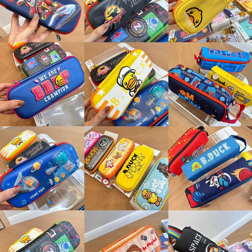 【清仓特价！款式随机发！非质量问题不退换】香港YOME正品文创多层立体笔袋 款式多样轻松收纳文具 开学必备 商品图6