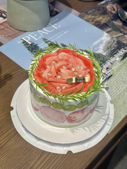 羽衣甘蓝青提芭乐【内陷青提、芭乐】·奶油蛋糕 商品图0