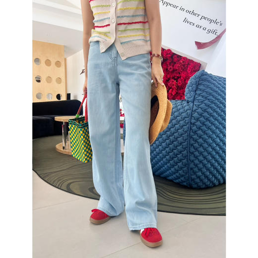 2507202    the r0w 亚麻混纺牛仔裤 商品图3