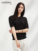 【轻柔触感】阿菁娜桑蚕丝休闲连帽针织衫F30C301008 商品缩略图3