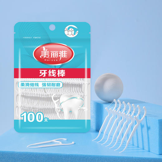【批发】美丽雅袋装牙线100支装 商品图2