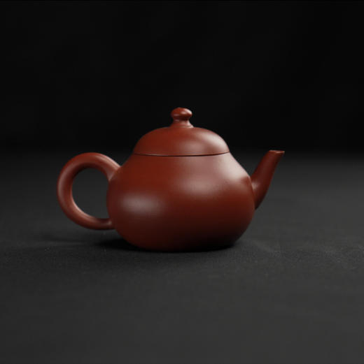 明德园丨朱泥矮梨壶110cc-红陶文创 商品图1
