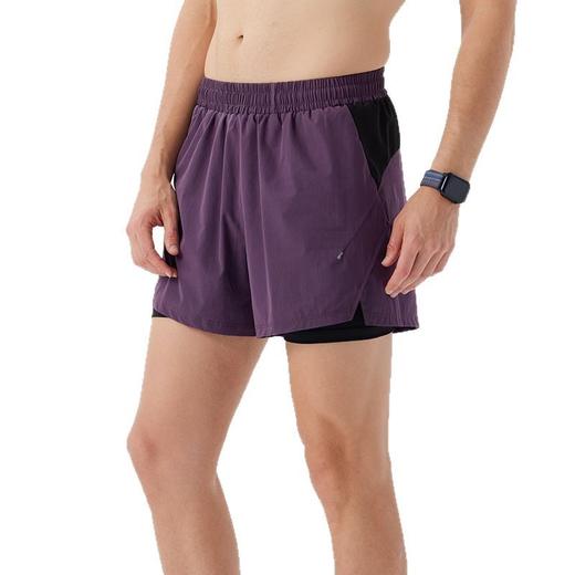 跃牌【跃LEAP-ACTIVE】 速干假两件运动短裤男夏健身四分双层短裤H51149 商品图4