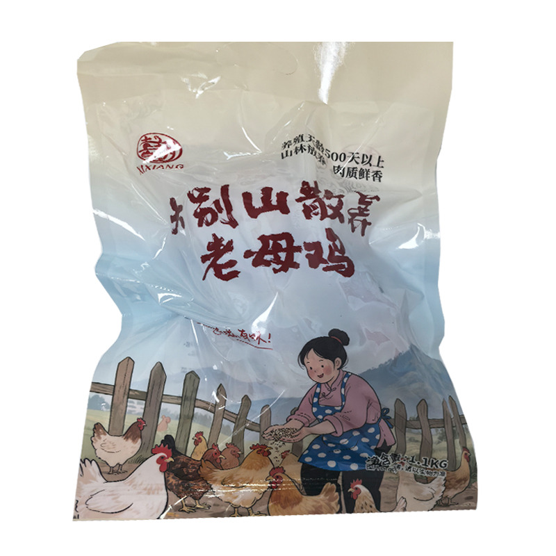 【喜翔】安徽大别山散养老母鸡1.1kg/袋（半净膛，保留鸡心鸡胗）