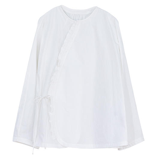 牧衣游原创 汉麻棉净色短外套轻薄质朴禅意宽松百搭文艺开衫 织麦 商品图4