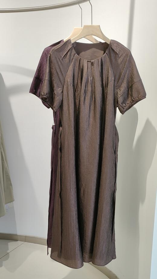 54X038天丝系带收腰连衣裙 商品图6