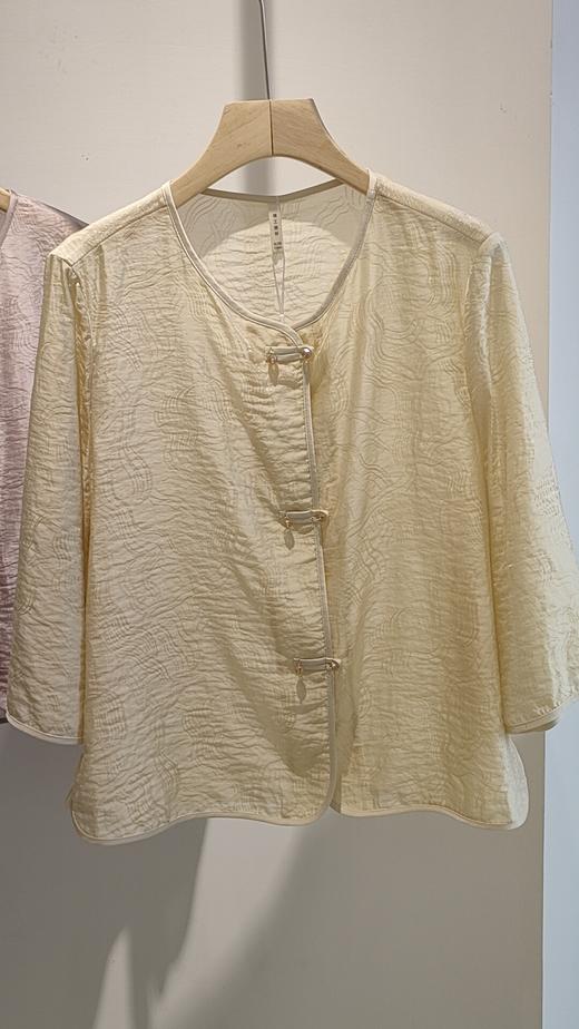 54S605国风天丝款新中式上衣 商品图3