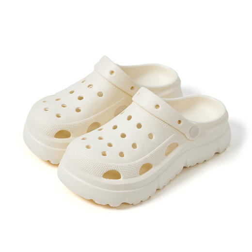 【增高显瘦】厚底增高洞洞鞋女夏季2025新款拖鞋外穿踩屎感凉鞋防滑沙滩鞋 商品图6