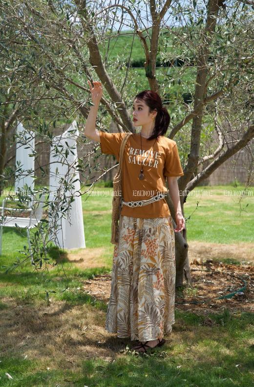 【门店同款】ENJOY夏季“假日漫寻”南庭浅草腰带半裙 163304922 商品图5