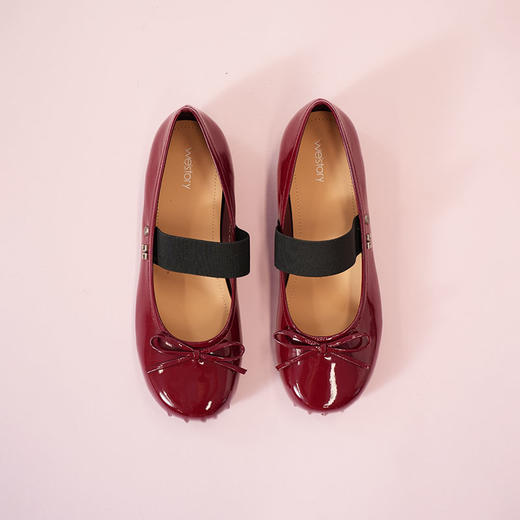 Westory2025年秋季舒软平底芭蕾鞋休闲通勤百搭浅口单鞋W25CE76241 商品图5