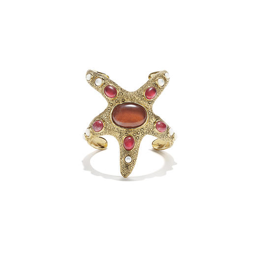 订购6个月到｜Goossens Paris-Lagune-海星 岩石水晶 手镯［法国设计师］ 商品图0