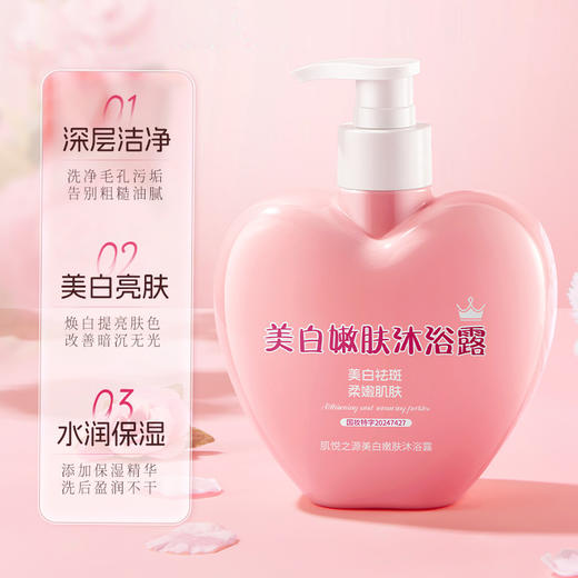 【烟酰胺美白沐浴露】深层清洁全身持久留香补水保湿沐浴液 大瓶家庭装 商品图1