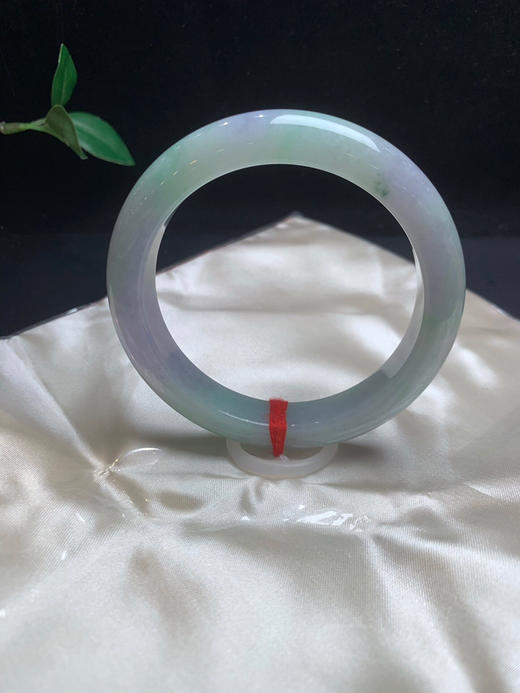 620434，62淡春彩手镯，淡紫罗兰飘清新绿，整体干净清新 商品图0