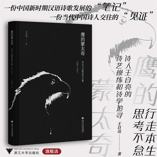 鹰的蒙太奇：诗论与诗歌批评文集（1981—2021）/王自亮著/浙江大学出版社 商品图0