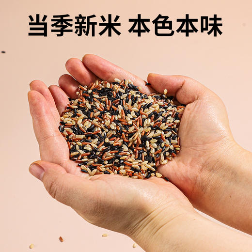 袋鼠小布山西粗粮红黑白三色糙米 450g/袋 商品图3