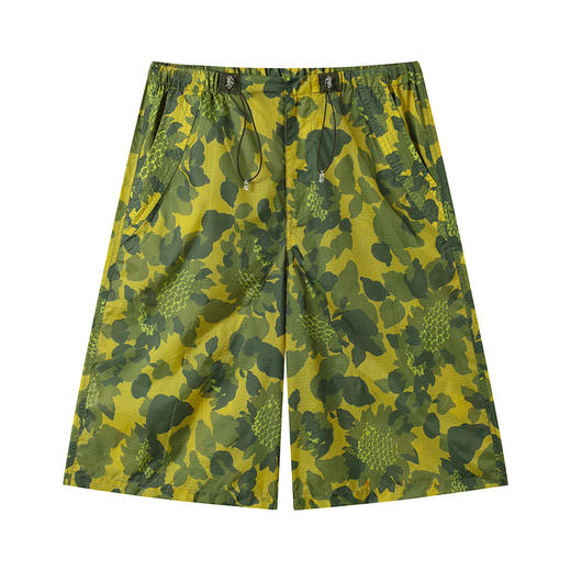 CryingCenter 向日葵松紧腰抽绳三伞兵裤夏季半透八分裤 哭喊中心 商品图5