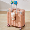 【隐藏式折叠杯架！出行更好的释放双手】18寸行李箱小型可登机新款铝框静音万向轮拉杆箱包多功能旅行箱子。ry 商品缩略图11
