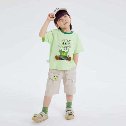 412- 童圆领短袖针织衫 商品图10