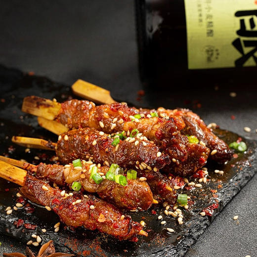 食岛部落安格斯牛肉串/草原羊肉串 200g/袋（16串左右） 商品图6