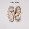 lost in echo2025秋冬新款时尚复古真皮抽褶牛皮薄底休闲阿甘鞋女 商品缩略图0