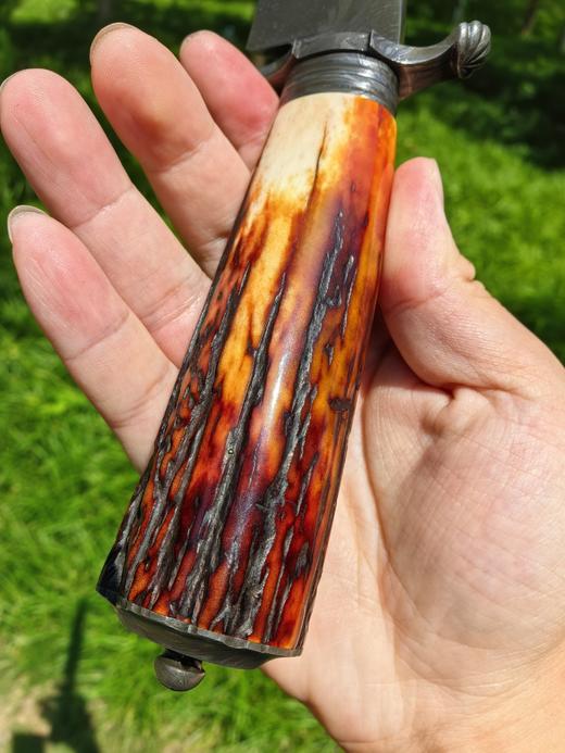 三希堂 现代刀系列  手锻s羽毛博弈 未开刃 商品图3