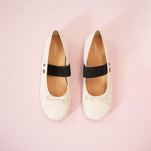 Westory2025年秋季舒软平底芭蕾鞋休闲通勤百搭浅口单鞋W25CE76241 商品图4