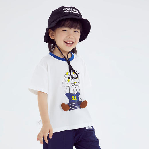 412- 童圆领短袖针织衫 商品图0