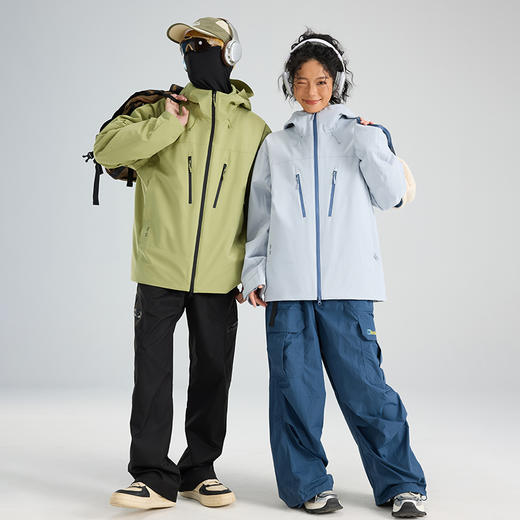 【秒杀】LUCKY DEER/幸运鹿情侣款时尚户外保暖防泼水透气三合一旅行外套 商品图5