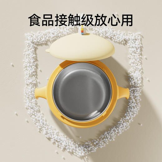 【辅食餐具】嫚熙宝宝辅食碗婴儿专用注水保温碗米粉恒温吃饭碗不锈钢儿童餐具 商品图4