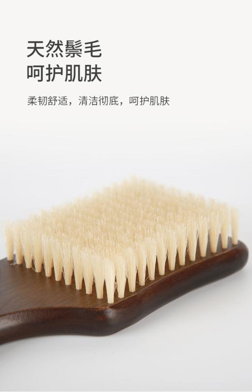 搭配沐浴油更佳❗️伊能静和董洁强烈安利❗️ 粗糙皮逆天改命❗️【猪鬃毛沐浴刷】 刷毛软硬适中丨干湿两用丨好拿省力！  和“yu见”猪鬃刷同品质‼️ 💰花39买199的品质！ 商品图2