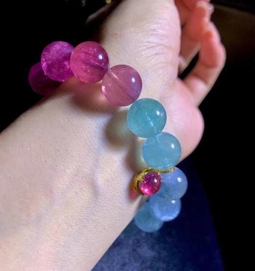 12.6mm碧玺手链 商品图3