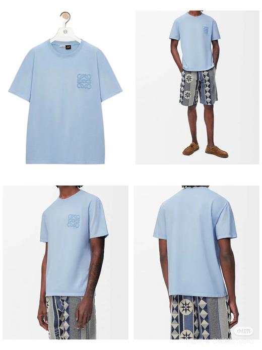 LW Paulas限定系列徽标圆领短袖T恤 Z-15488 商品图1