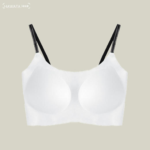 哈瓦塔无痕撞色吊带背心文胸H350145 商品图3