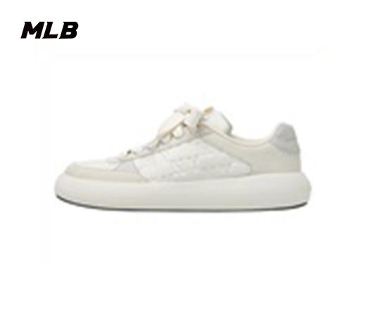 【245断码鞋】【微瑕，如无货做退款处理】MLB男女同款暗纹印花情侣款板鞋24秋冬新款3ASXBMN4N 商品图0