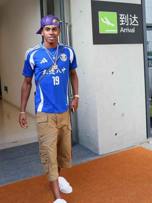 小李子:阿迪达斯球员版足球短袖比赛组队球衣印制亚马尔同款男 商品图1