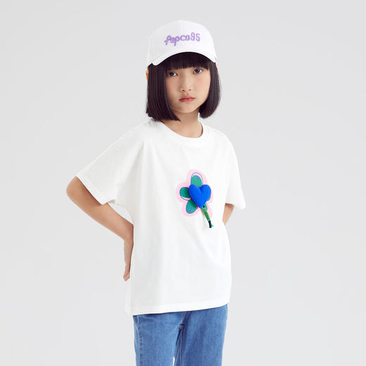 411-童圆领短袖针织衫 商品图0