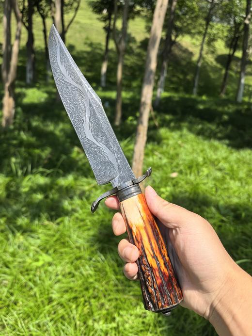 三希堂 现代刀系列  手锻s羽毛博弈 未开刃 商品图0