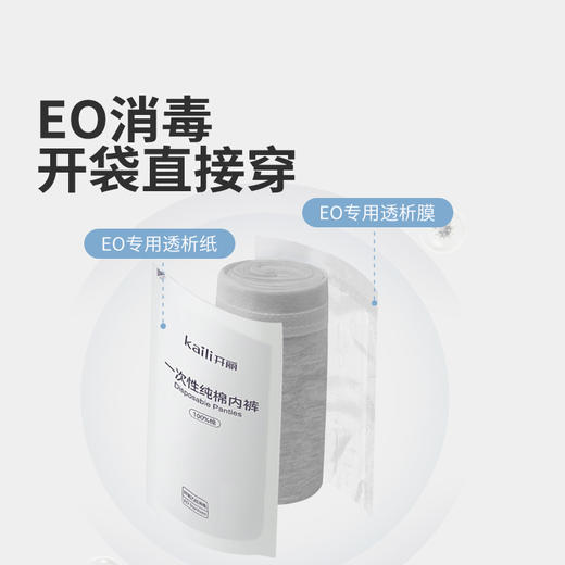 4条 | 男性平角裤一次性纯棉内裤7A抗菌100%棉【两件立减6元】 商品图4