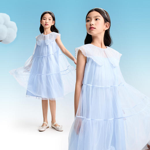 女童连衣裙夏季新款安奈儿童装EG523123 商品图3