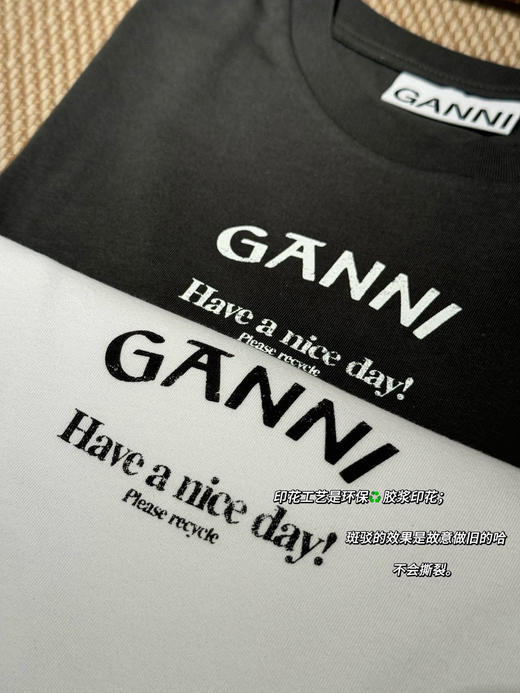 正品秦岚 杨紫同款 gann*小字母纯棉T 商品图10