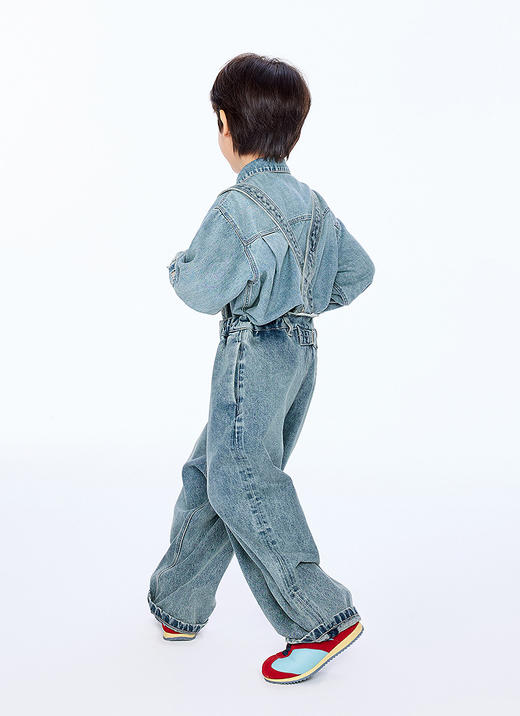 jnby  25年秋款  牛仔背带长裤   1P7E11370 商品图6