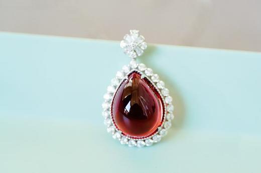 14.3ct素素面碧玺吊坠 商品图3