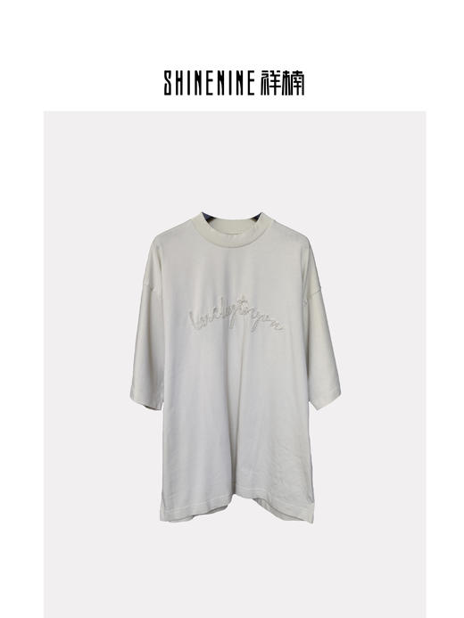 W522812500简洁字母短袖T恤 商品图0