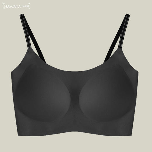 哈瓦塔无痕撞色吊带背心文胸H350145 商品图4