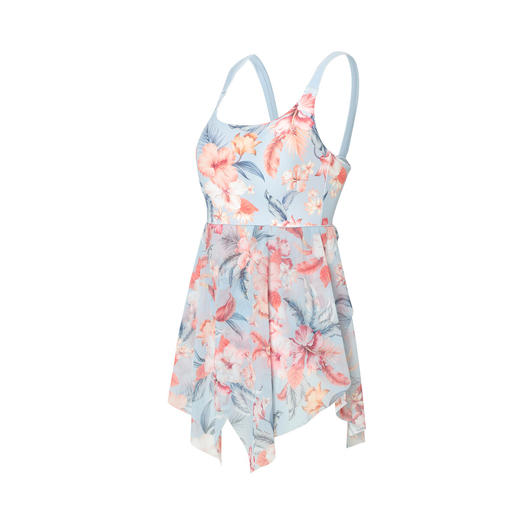 【3F】安莉芳夏季印花网纱裙式连体泳衣ES00254 商品图1