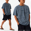 CryingCenter 海洋蓝条纹捏褶短袖tee 哭喊中心 商品缩略图2